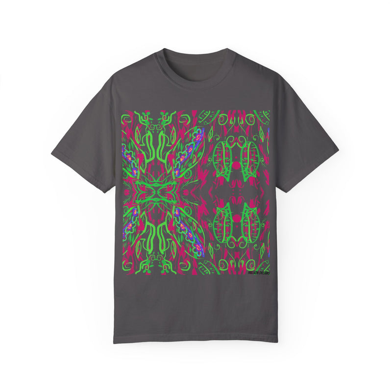 Leafs Neon Unisex Garment-Dyed T-shirt