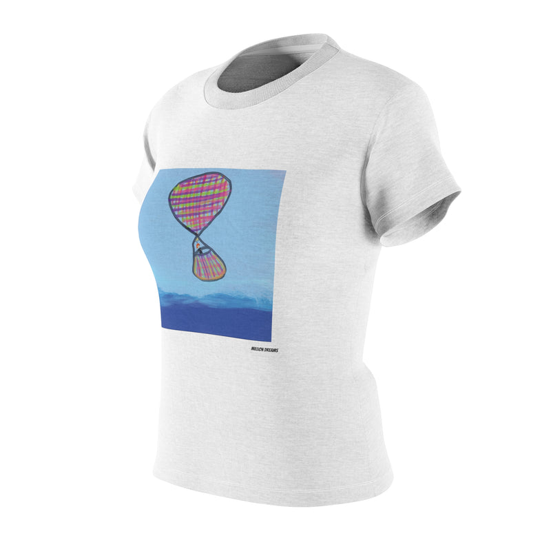 Girl in Floating women's Cut & Sew Tee (AOP)