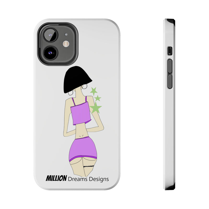 Sexy Girl In Purple Tough Phone Case