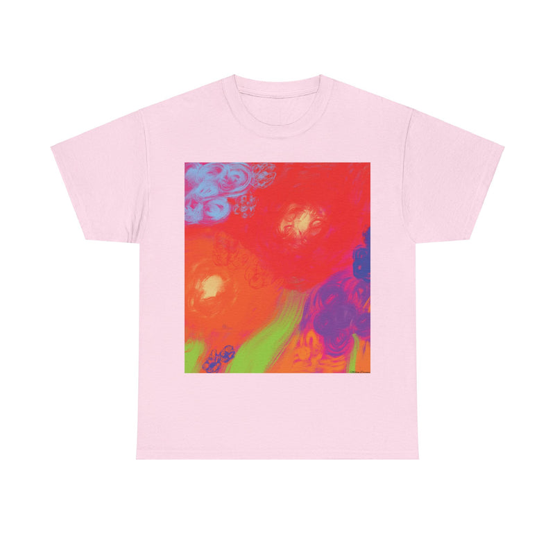 Floral Breeze  Unisex Heavy Cotton Tee