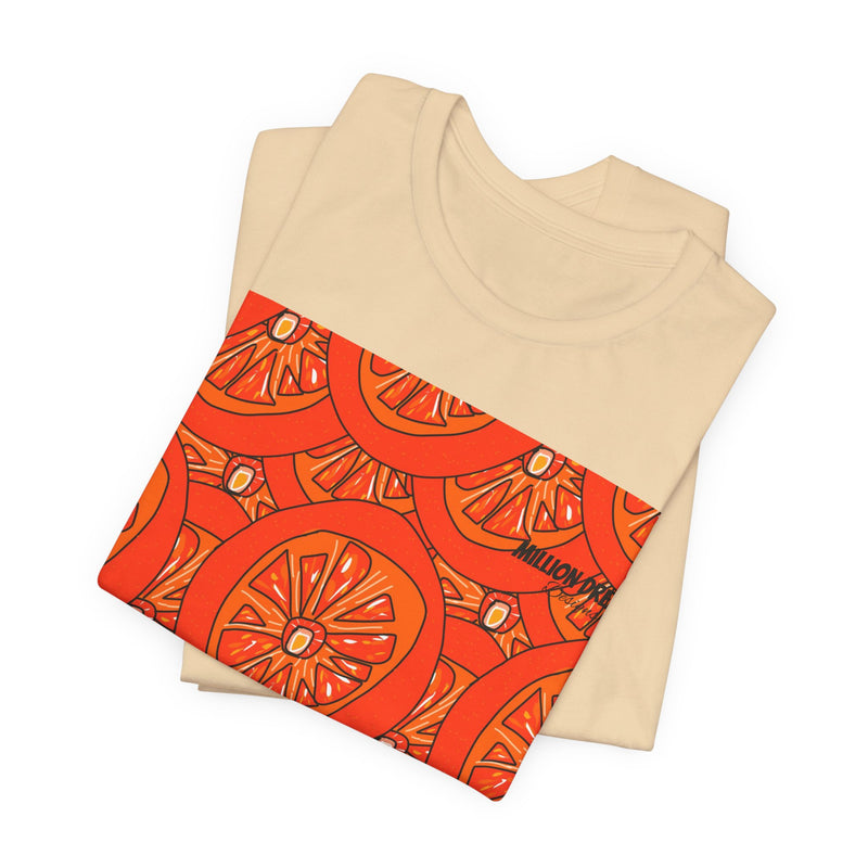 Tangie Orange Unisex Jersey Short Sleeve Tee