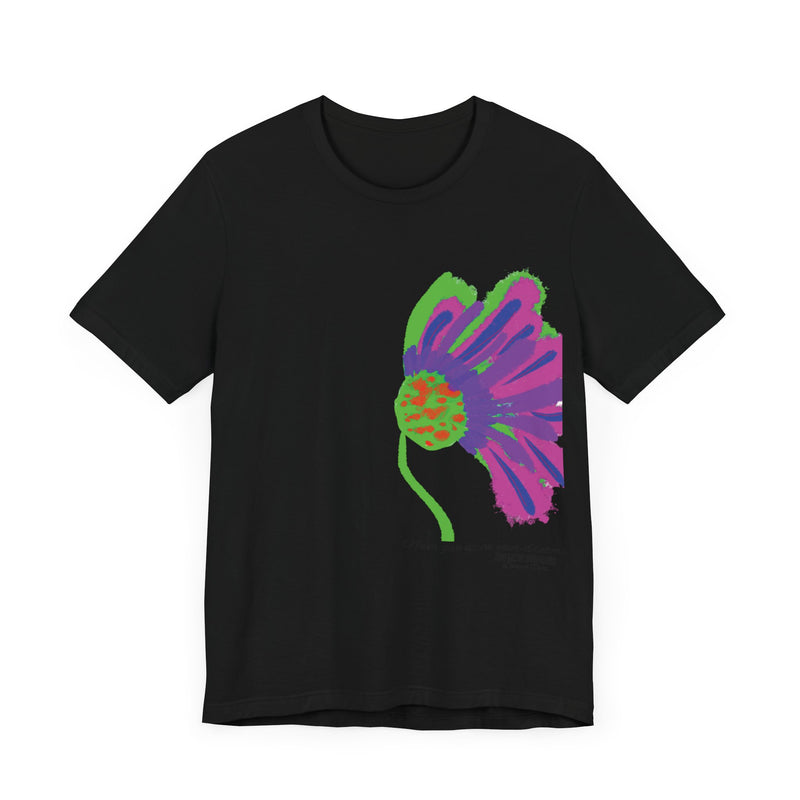 Edge flower Jersey Short Sleeve Tee