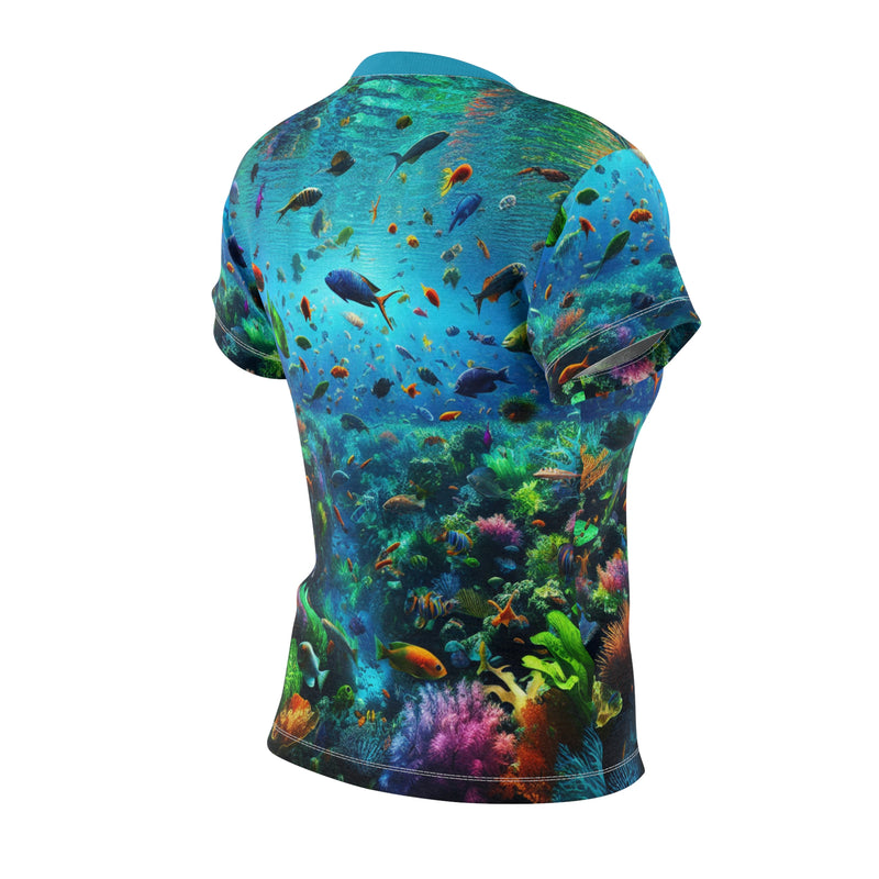 Under The Sea Women's Cut & Sew Tee (AOP)