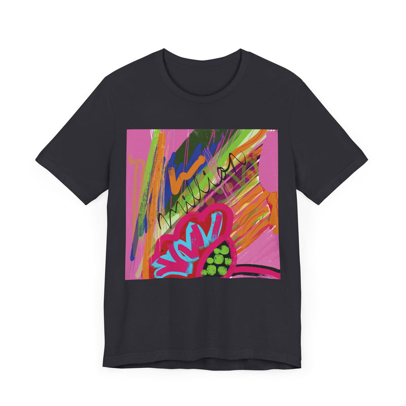 Abstract Frenzy Print  Unisex Jersey Short Sleeve Tee