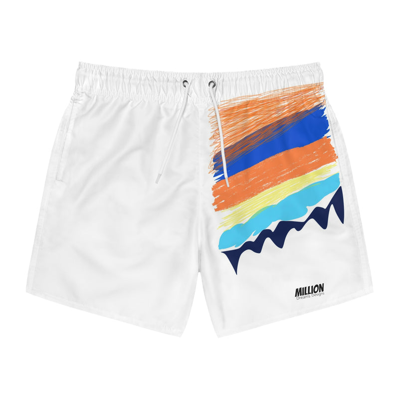 Color Sketch Lines Swim Trunks (AOP)