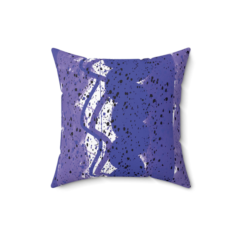 Paint Marks Brush Spun Polyester Square Pillow