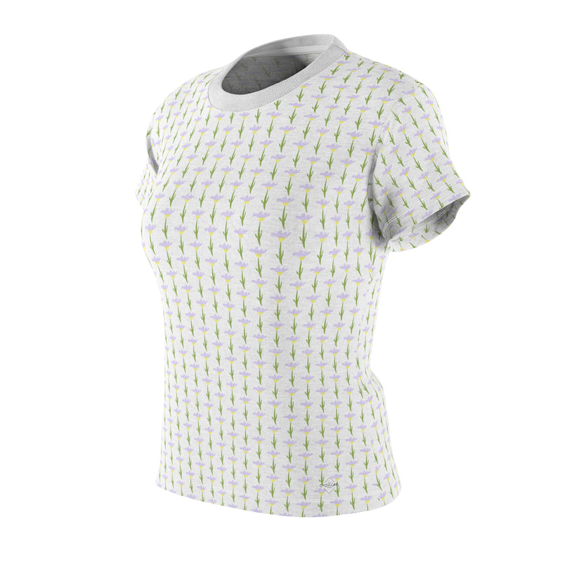 Tulips Women's Cut & Sew Tee (AOP)