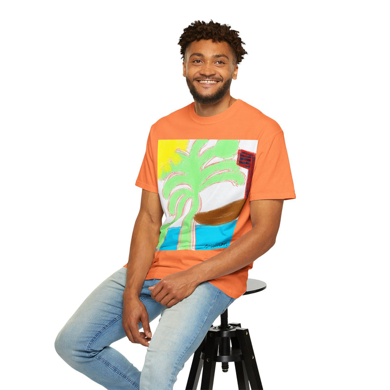 Ocean View Unisex Garment-Dyed T-shirt