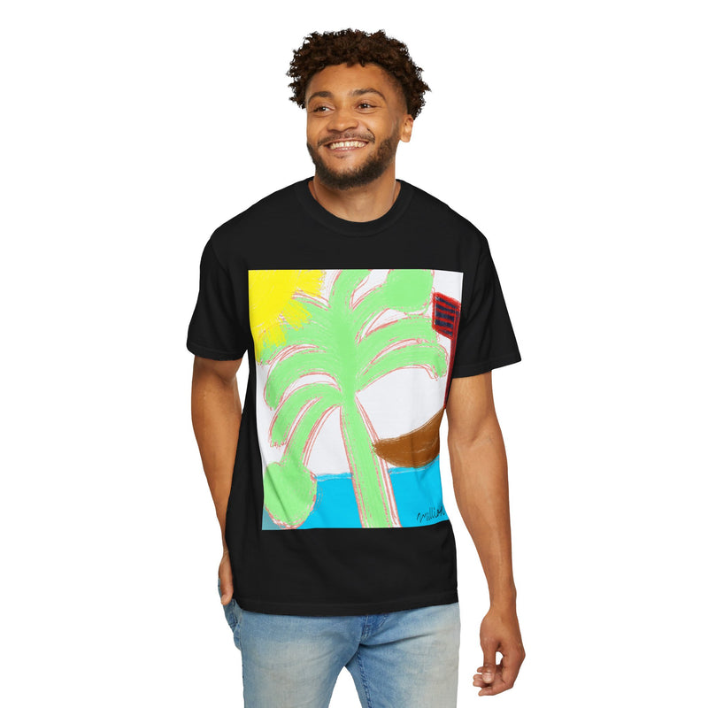 Ocean View Unisex Garment-Dyed T-shirt