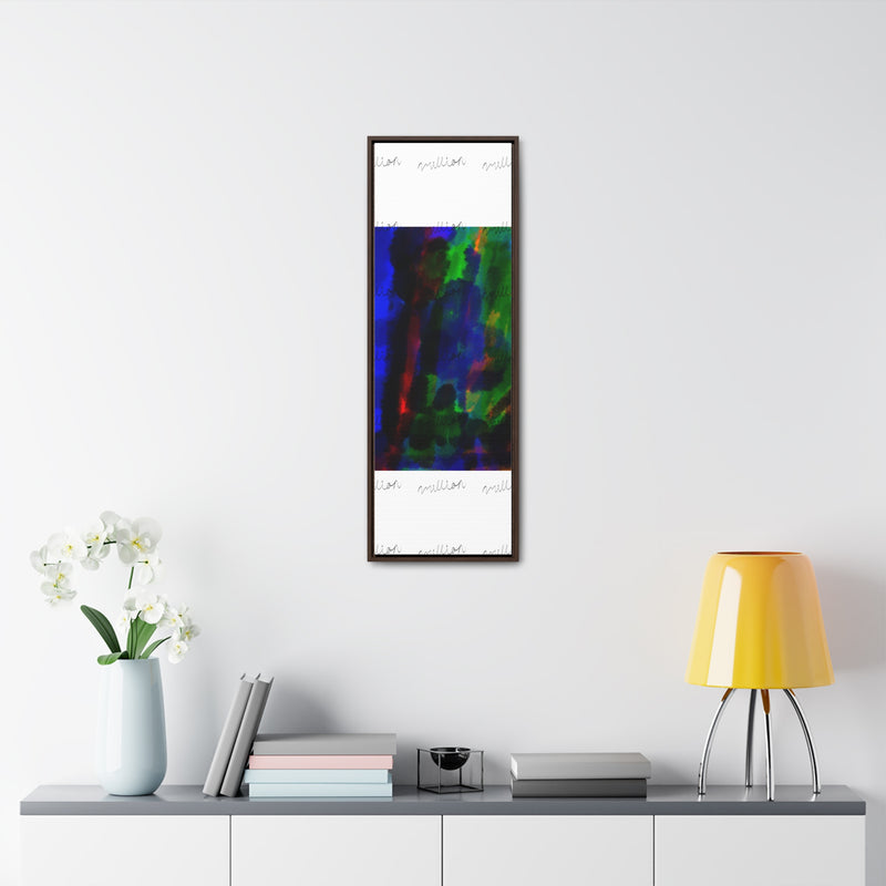 Watercolor Hue Gallery Canvas Wraps, Vertical Frame