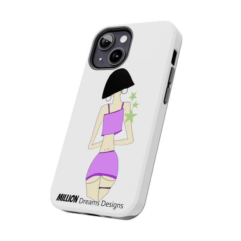 Sexy Girl In Purple Tough Phone Case