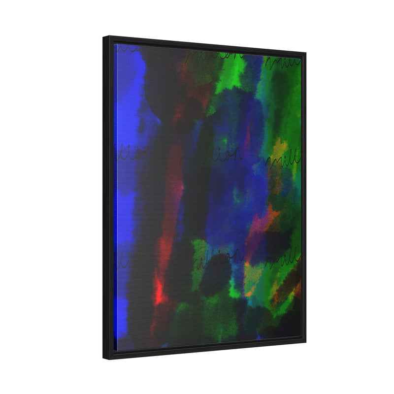 Watercolor Hue Gallery Canvas Wraps, Vertical Frame