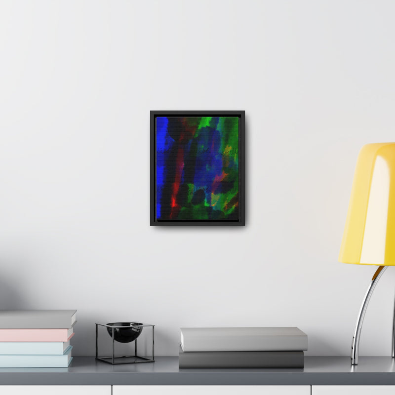 Watercolor Hue Gallery Canvas Wraps, Vertical Frame