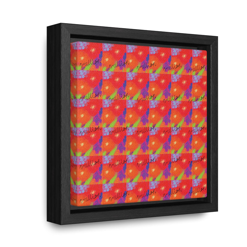 Floral Breeze Gallery Canvas Wraps, Square Frame