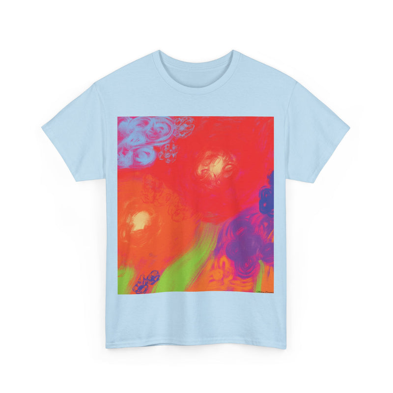 Floral Breeze  Unisex Heavy Cotton Tee