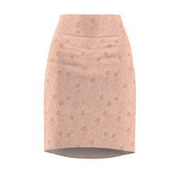 Doodle Print Women's Pencil Skirt (AOP)