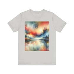 Watercolor Design Unisex Jersey Short Sleeve Tee