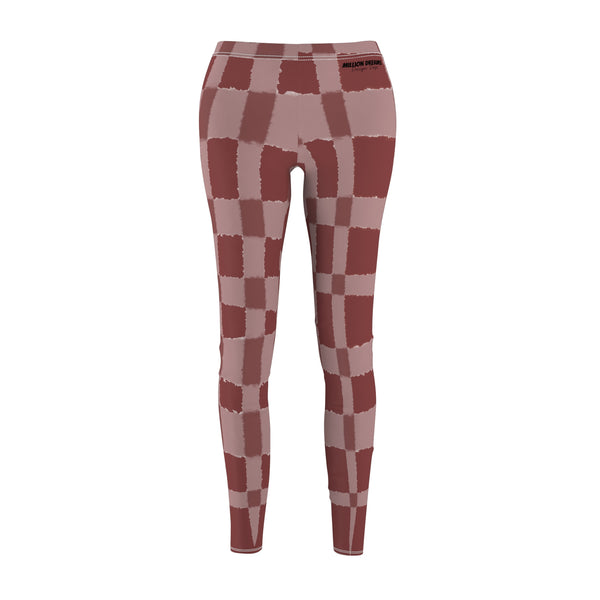 Chocolate Cubes Designs  Women's Cut & Sew Casual Leggings (AOP)