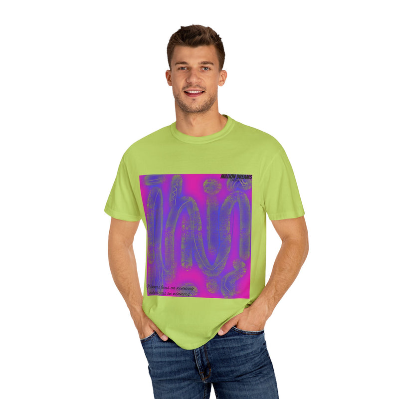 Tribal Neon Type Unisex Garment-Dyed T-shirt