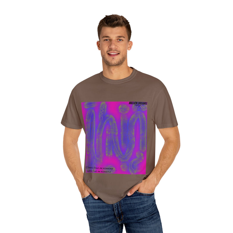 Tribal Neon Type Unisex Garment-Dyed T-shirt