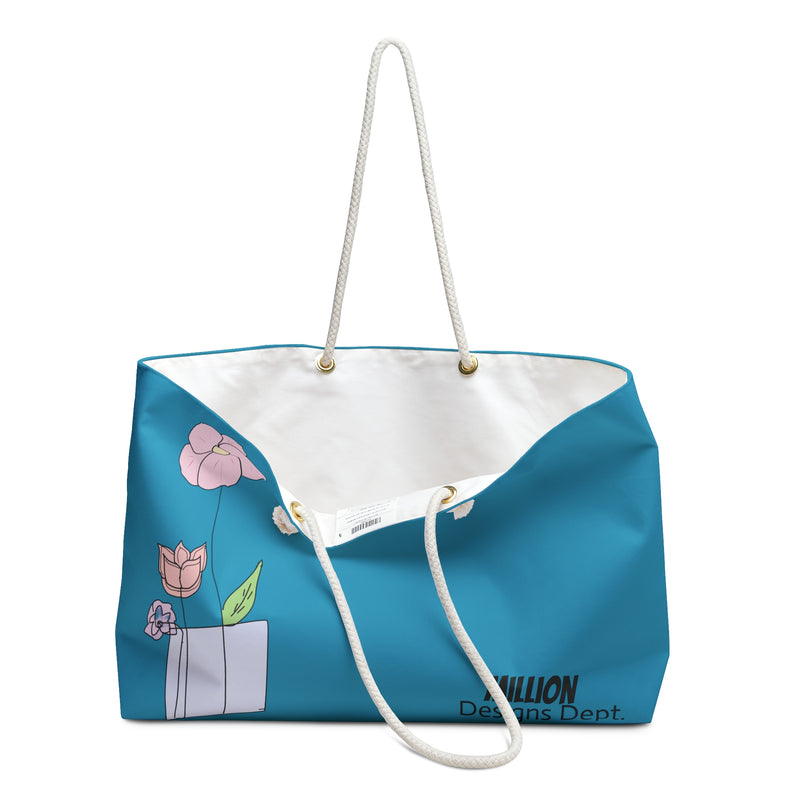 Pastel Flowers Pot1 Weekender Bag