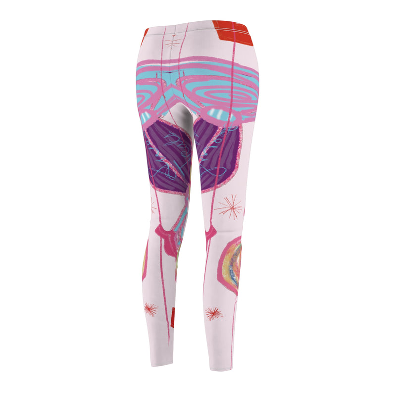 Sweet Treats Print Women's Cut & Sew Casual Leggings (AOP)