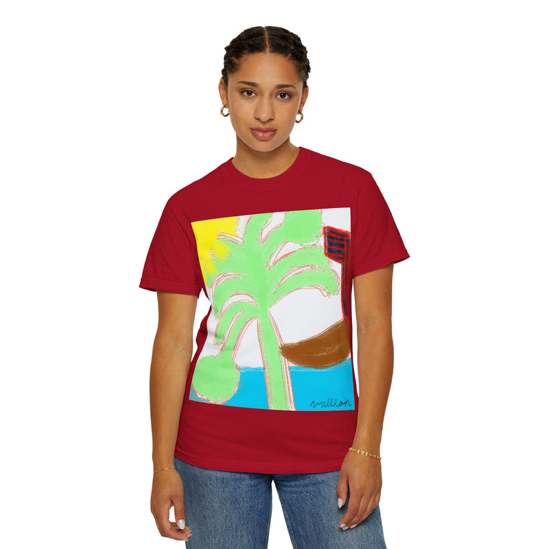 Ocean View Unisex Garment-Dyed T-shirt