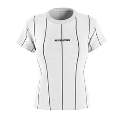 Lines Print Women's Cut & Sew Tee (AOP)