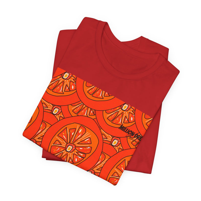 Tangie Orange Unisex Jersey Short Sleeve Tee