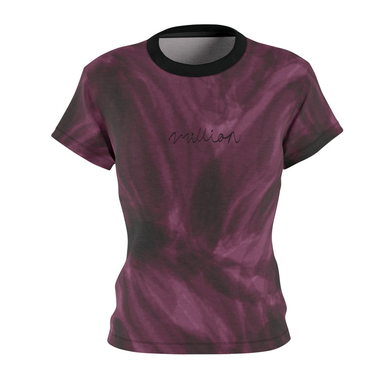 Purple Aura Women's Cut & Sew Tee (AOP)