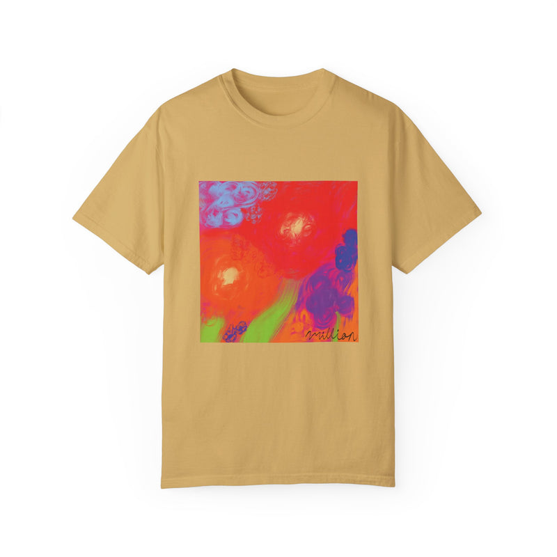 Floral Breeze Unisex Garment-Dyed T-shirt