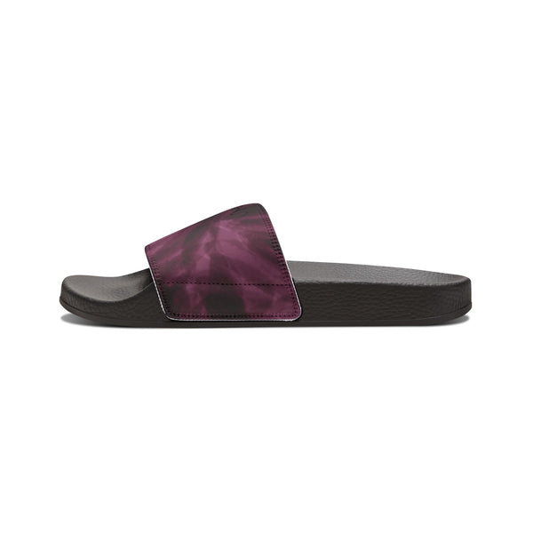 Purple Aura Men's PU Slide Sandals