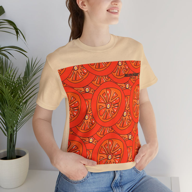 Tangie Orange Unisex Jersey Short Sleeve Tee