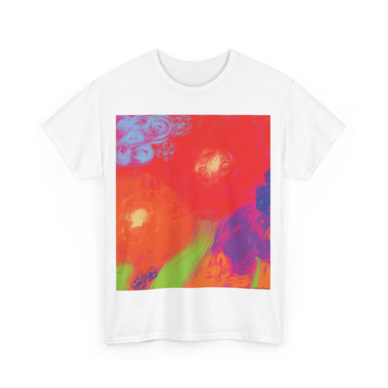 Floral Breeze  Unisex Heavy Cotton Tee