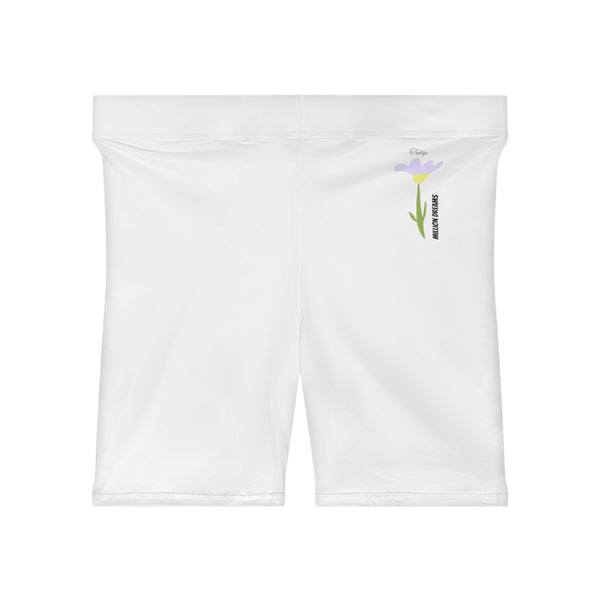 Pastel Tulip Women's Biker Shorts (AOP)