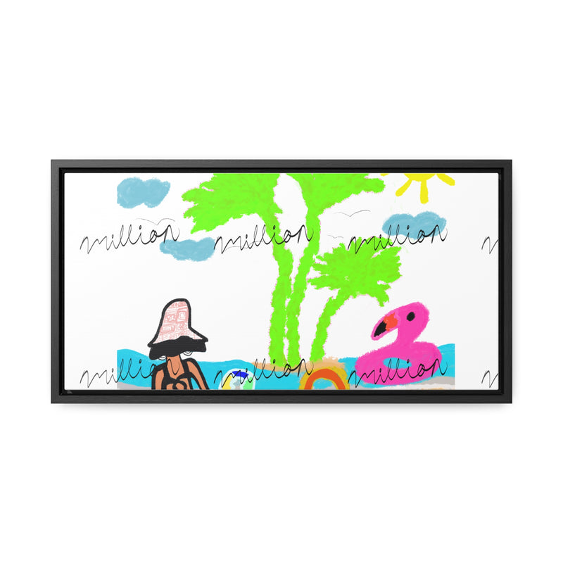 Fun Beach Day Gallery Canvas Wraps, Horizontal Frame