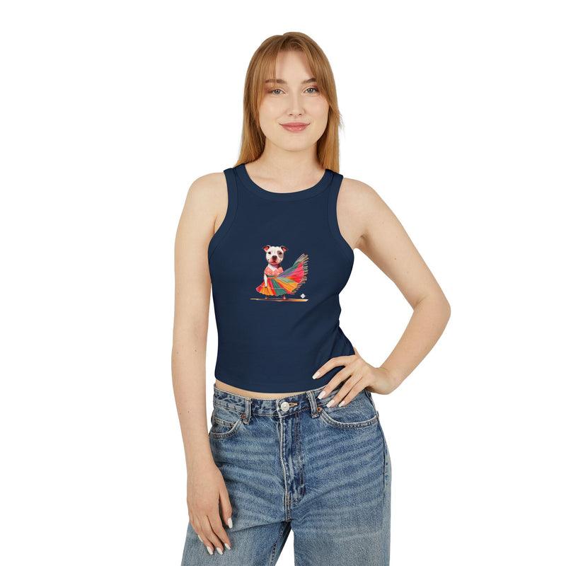 Classy Pitbull Women's Micro Rib Racer Tank Top