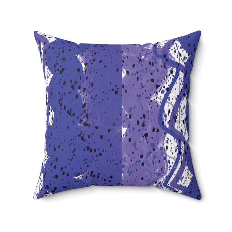 Paint Marks Brush Spun Polyester Square Pillow