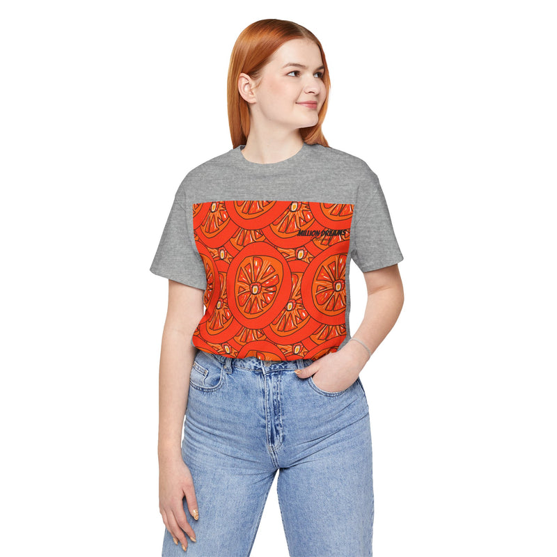 Tangie Orange Unisex Jersey Short Sleeve Tee