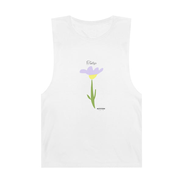 Pastel Tulip2 Unisex Barnard Tank