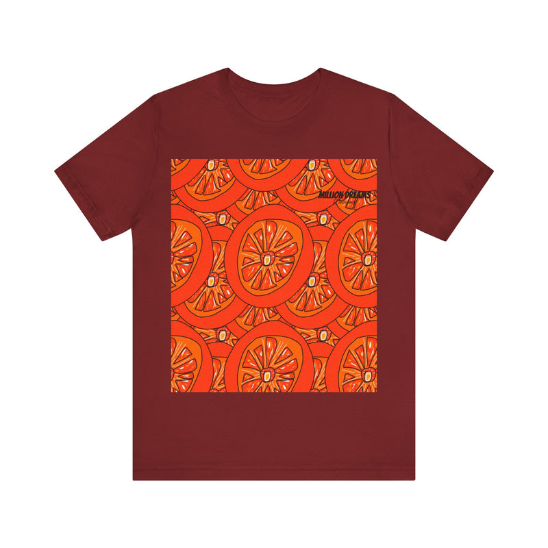 Tangie Orange Unisex Jersey Short Sleeve Tee