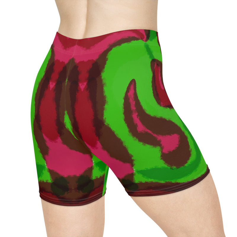 Tye dye Women's Biker Shorts (AOP)