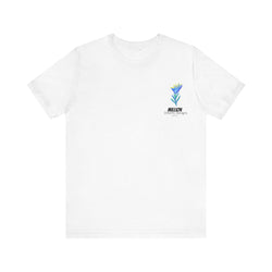 Blue Flower Unisex Jersey Short Sleeve Tee