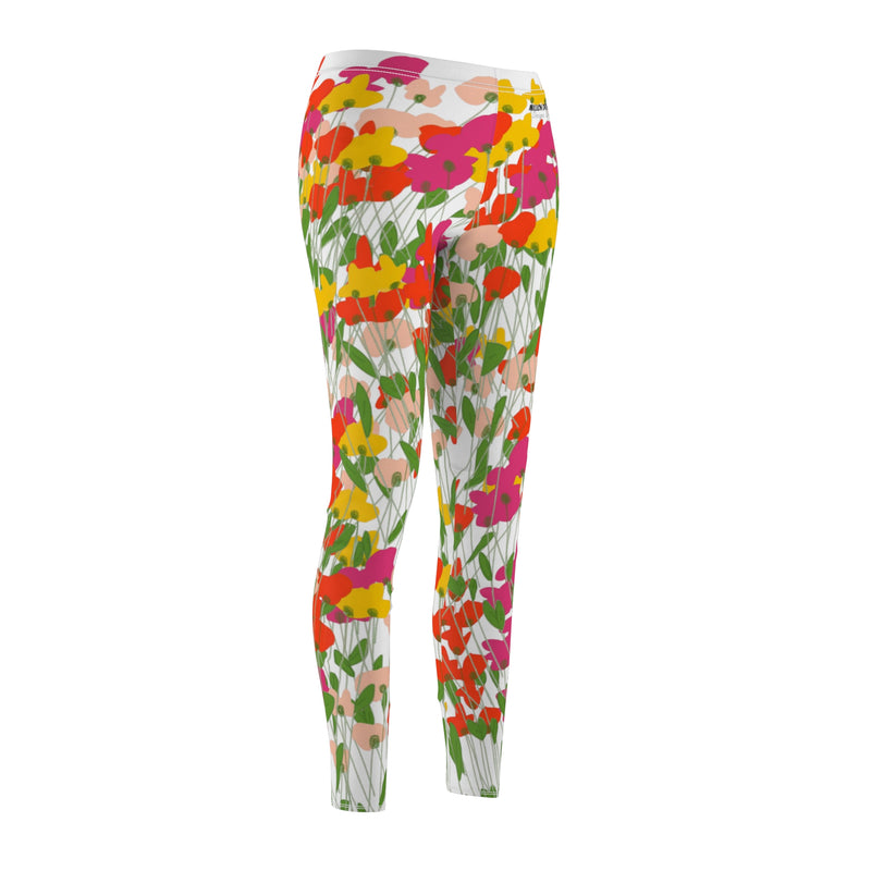 Freestyle Flowers 2+ women's Cut & Sew Casual Leggings (AOP)