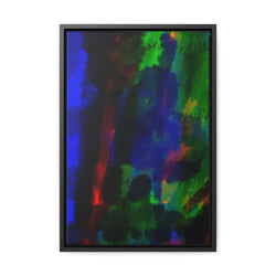 Watercolor Hue Gallery Canvas Wraps, Vertical Frame