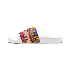 Embroidery Women's PU Slide Sandals