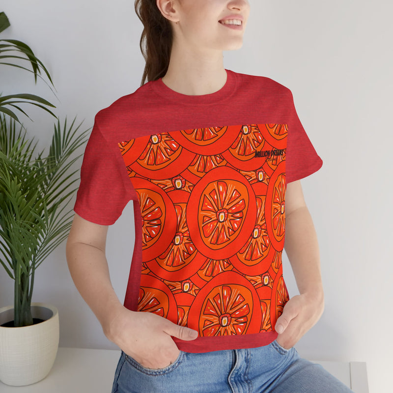 Tangie Orange Unisex Jersey Short Sleeve Tee