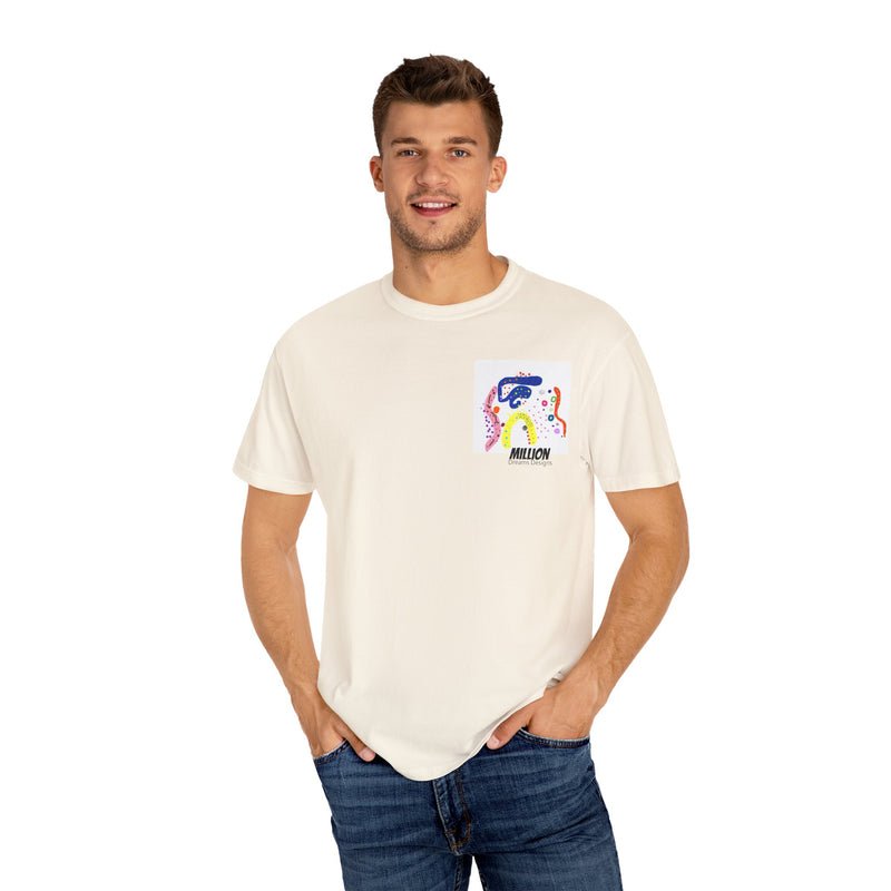 Swirls & Dots Blast Unisex Garment-Dyed T-shirt