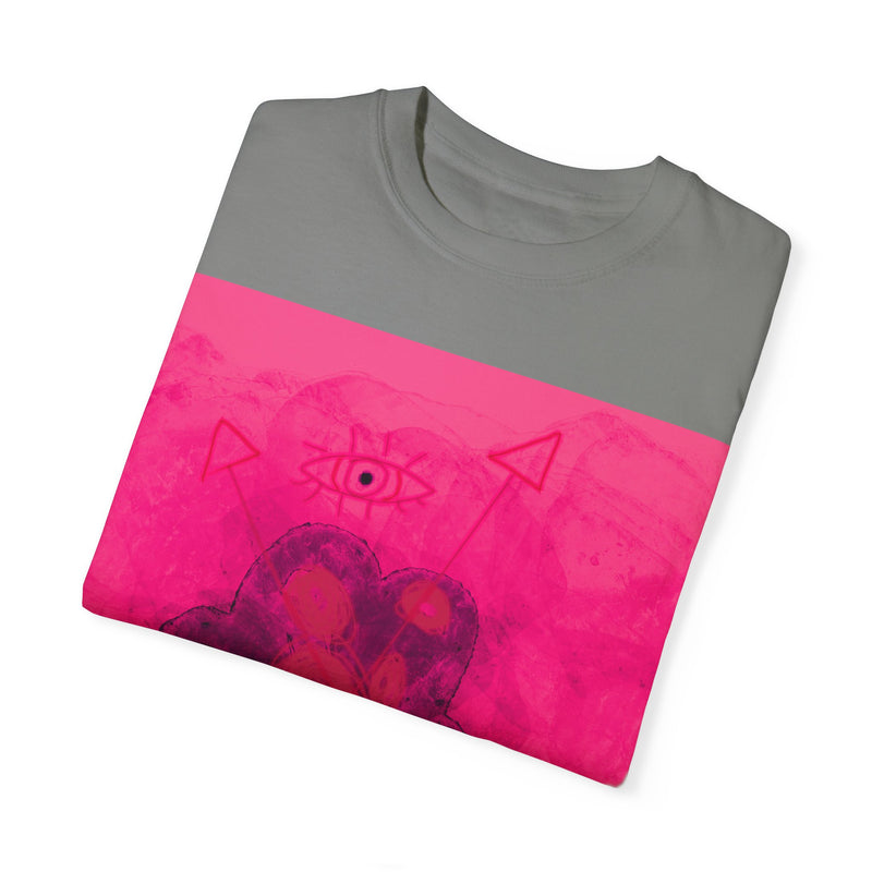 Eye & Arrows  Unisex Garment-Dyed T-shirt