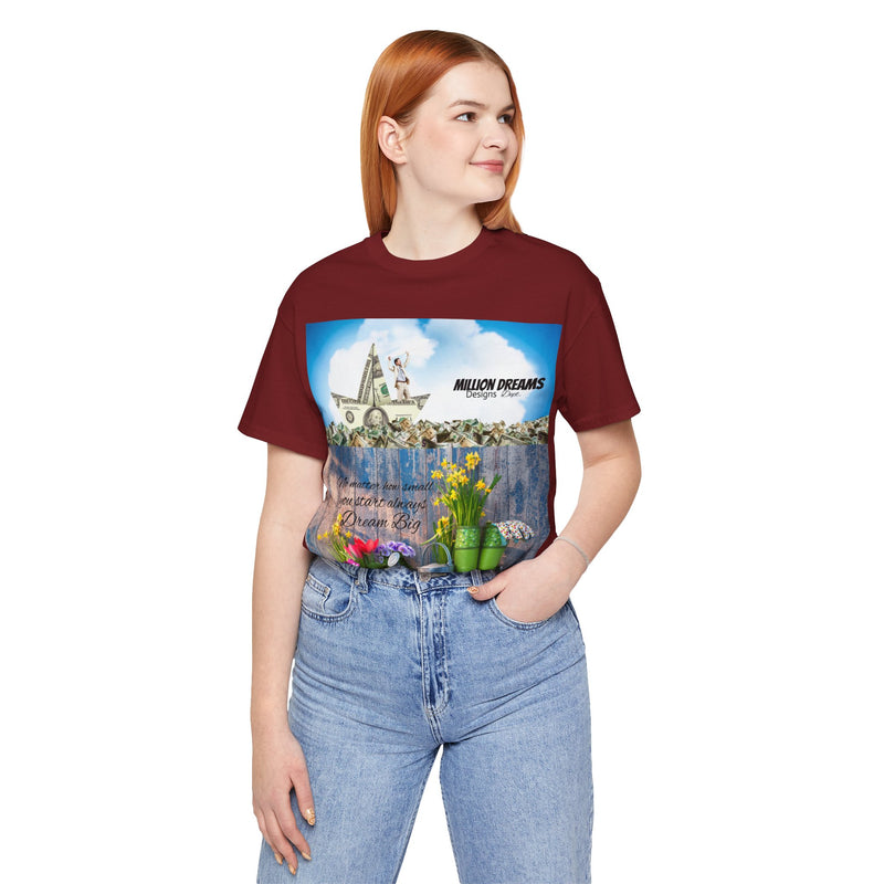 Dream Big Unisex Jersey Short Sleeve Tee